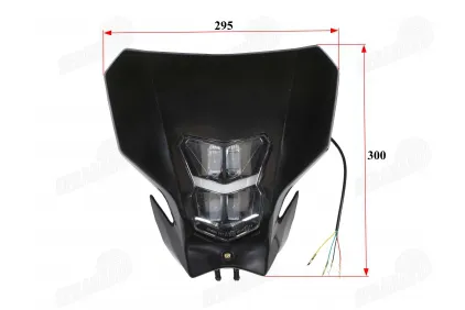Headlight for cross, enduro motorcycle LED universal