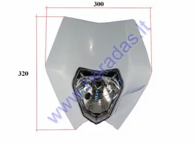 Headlight KTM E marking