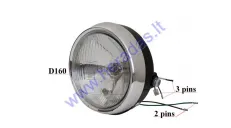 Headlight for motorcycle FERRO 900 H6 without mark 3+2PIN