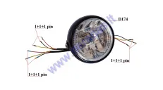 Headlights with turnlights universal 12V