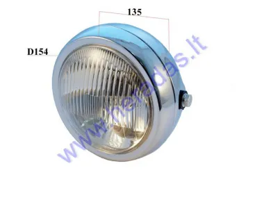 Front light for motocycle Suzuki GN125 35/35w 154mm 133mm without marking