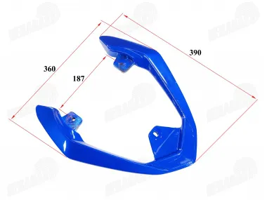 Žibinto galinė plastikinė apdaila virš žibinto motociklo tinka FR50