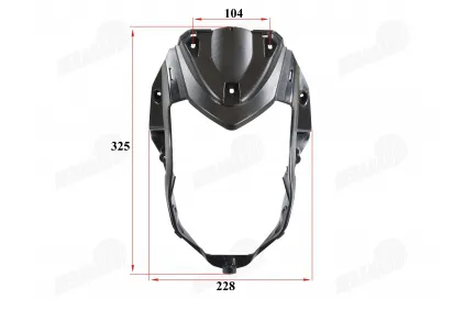 Lights plastic inside for motorcycle fits FR50