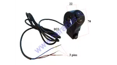 Headlight switch with horn signal for electric scooter Ultron