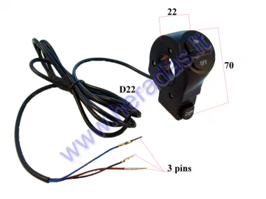 Headlight switch with horn signal for electric scooter Ultron