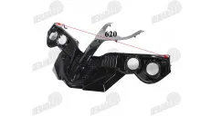 Headlight plastic grille trim for quad fits WARRIOR