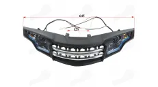 Headlight plastic trim grille front of quad bike TIGER PRO with headlights