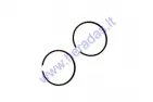 PISTON RINGS FOR SCOOTER ENGINE TIPE GY6  D40   STD