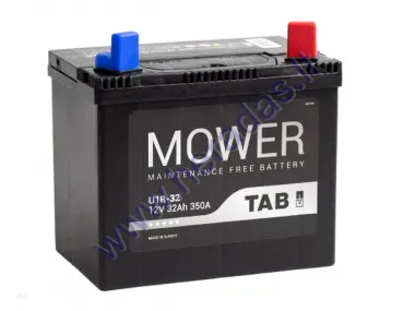 Žoliapjovės akumuliatorius TAB GARDEN U1R 12V 32Ah 350A Idealus pasirinkimas vėjapjovėms su standartine elektros įrangaIlgis: 196 mm Plotis: 127 mmAukštis: