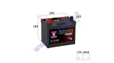 Lawn mower battery YUASA GARDEN U1 12V 30Ah 330A perfect choice for lawn mowers with standard electrical system