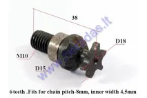 Žvaigždutė 50cc keturračio prie sankabos