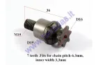 Žvaigždutė 50cc motociklo prie sankabos