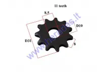 Front sprocket for electric engine 11 teeth D31