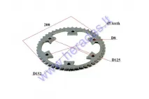 Rear sprocket 48 teeth OuterD200 6holes D152 D125inner 428 chain