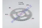 Rear sprocket 37 teeth D153outer 4holed70 for ATV quad bike