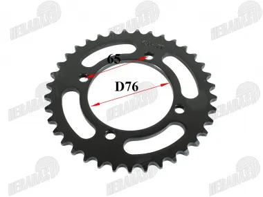 Rear sprocket 37 teeth Di1154 4skD76 for ATV quad bike 420 chain type