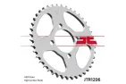 REAR SPROCKET 42 TEETH, 428 CHAIN