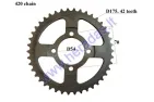 REAR SPROCKET 42 TEETH D175 FITS MOPED DELTA