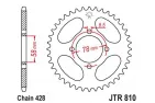 Rear sprocket 46 teeth D190 D58 for ATV quad bike, motorcycle 428 chain  Suzuki, HMZ
