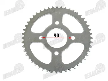 Žvaigždutė galinė 48 dantų grandinės tipas 428, D58