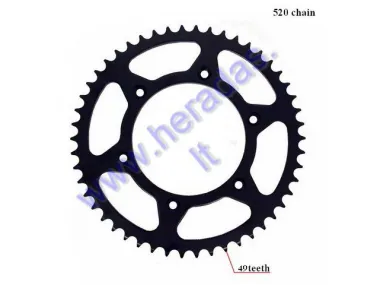 REAR SPROCKET FOR MOTORCYCLE 48 TEETH 520 chain KTM EXC 525,530