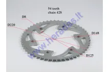 Motorcycle rear sprocket 54 teeth