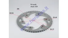Žvaigždutė galinė 54dant Diš220 6skD147 motociklo