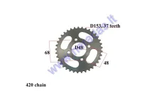 ŽVAIGŽDUTĖ GALINĖ  DANT DIŠ153  4SK D48 GRANDINĖS TIPAS 420   ATV KETURRAČIO MOTOCIKLO   REX