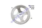 REAR SPROCKET FOR ELECTRIC QUAD BIKE 500-1000 W 58 TEETH D150 CHAIN TYPE T8F 8MM