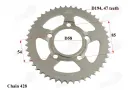 REAR SPROCKET of motorcycle  47 teeth, chain type 428 fits NAKED50