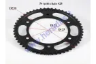 Rear sprocket for motorcycle 54 teeth chain 428 CBF35