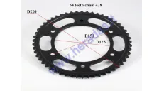 Rear sprocket for motorcycle 54 teeth chain 428 CBF35