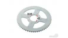 Rear sprocket of a motorcycle 58 teeth d150 3 holes T8F  Pocket Bike