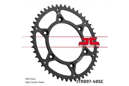 Rear sprocket self cleaning 48 teeth 520 chain  HUSABERG FC, FE, FS, FX, TE  HUSQVARNA FC, FE, FS, SVARTPILEN, TC, TE, TX, FX   KTM ADVENTURE 125-790 1990-2020