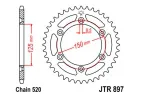 Rear sprocket self cleaning 48 teeth 520 chain  HUSABERG FC, FE, FS, FX, TE  HUSQVARNA FC, FE, FS, SVARTPILEN, TC, TE, TX, FX   KTM ADVENTURE 125-790 1990-2020