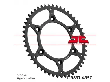 REAR SPROCKET FOR MOTORCYCLE 49 TEETH 520 chain KTM EXC 525,530