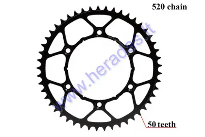 Rear sprocket STEEL Ultralight KTM Husqvarna Husaberg 520 50 teeth Moto-master