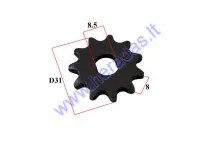 Front sprocket for electric engine quad bike 11 teeth outer d31