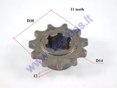 Front sprocket 11teeth outerD30innerD14 for ATV quad bike