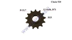 FRONT SPROCKET 13 TEETH, 520 CHAIN