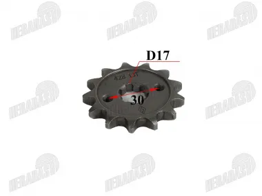 Žvaigždutė priekinė 13dant 428 grandinei ATV keturračio motociklo tinka EGL MOTOR THE125