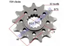 FRONT SPROCKET 13 TEETH 520 CHAIN TYPE  KTM EXC 525,530