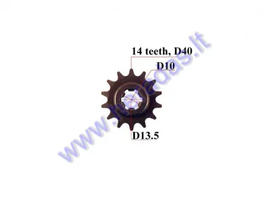 FRONT SPROCKET 14teeth OUTER D39 INNER D14 ATV Quad bike