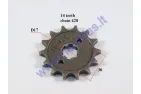 Front sprocket 14 teeth outerD64innerD17 chain8.6 for ATV quad bike