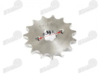 Žvaigždutė priekinė 14dant Diš64Dve17 gr8.6 ATV keturračio motociklo 428