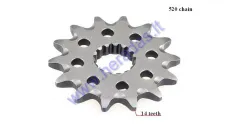 Front sprocket 14 teeth 520 chain KTM EXC 525,530