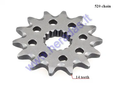 Front sprocket 14 teeth 520 chain KTM EXC 525,530