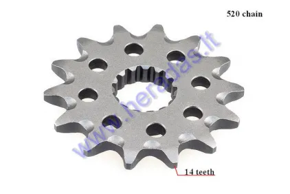 Front sprocket 14 teeth 520 chain KTM EXC 525,530