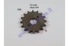 Front sprocket 16 teeth outerD70 innerD20 chain8.6 for ATV quad bike