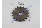 Front sprocket 17 teeth outerD73innerD17 chain8.6 for ATV quad bike
